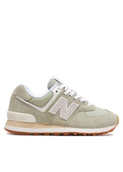 New Balance Sneakersy WL574QD2 Zielony ze sklepu MODIVO w kategorii Buty sportowe damskie - zdjęcie 182719539