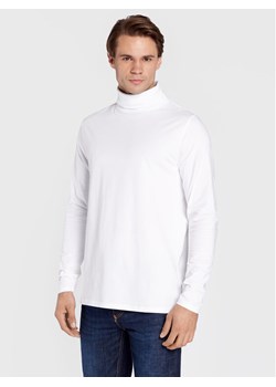 Lindbergh Longsleeve 30-400126 Biały Slim Fit ze sklepu MODIVO w kategorii T-shirty męskie - zdjęcie 182719605