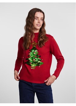 Pieces Golf 17136435 Czerwony Regular Fit ze sklepu MODIVO w kategorii Swetry damskie - zdjęcie 182719686