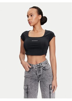 Converse Top W Wordmark Corset Top 10026506-A01 Czarny Slim Fit ze sklepu MODIVO w kategorii Bluzki damskie - zdjęcie 182719798