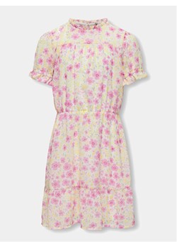 Kids ONLY Sukienka letnia Amanda 15322508 Biały Regular Fit ze sklepu MODIVO w kategorii Sukienki dziewczęce - zdjęcie 182719855