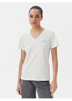 Liu Jo Beachwear T-Shirt TA5172 JS923 Écru Regular Fit ze sklepu MODIVO w kategorii Bluzki damskie - zdjęcie 182719857