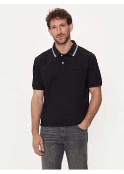 Gant Polo Contrast 2013039 Czarny Regular Fit ze sklepu MODIVO w kategorii T-shirty męskie - zdjęcie 182719975