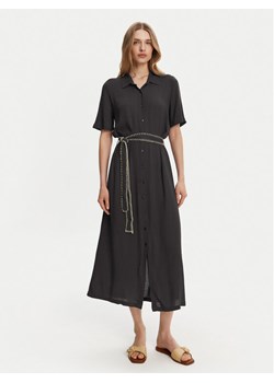 Roxy Sukienka koszulowa ERJWD03884 Szary Regular Fit ze sklepu MODIVO w kategorii Sukienki - zdjęcie 182719997