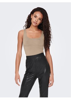 ONLY Top Lea 15278090 Biały Regular Fit ze sklepu MODIVO w kategorii Bluzki damskie - zdjęcie 182720115