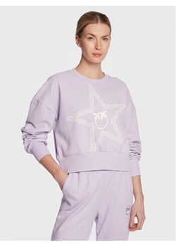 Pinko Bluza 100369 A0KM Fioletowy Relaxed Fit ze sklepu MODIVO w kategorii Bluzy damskie - zdjęcie 182720219
