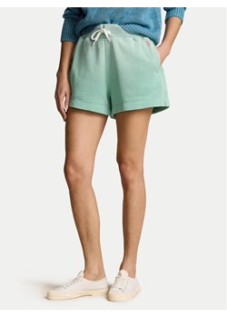 Polo Ralph Lauren Szorty sportowe 211935586002 Zielony Relaxed Fit ze sklepu MODIVO w kategorii Szorty - zdjęcie 182720245