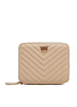 PINKO Duży Portfel Damski Taylor Zip Around PE 23 PCPL 100249 A0GK Beżowy ze sklepu MODIVO w kategorii Portfele damskie - zdjęcie 182720258