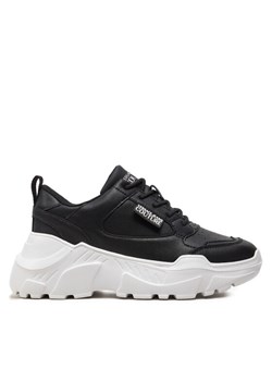 Versace Jeans Couture Sneakersy 76VA3SC2 Czarny ze sklepu MODIVO w kategorii Buty sportowe damskie - zdjęcie 182720375