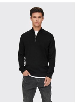 Only & Sons Sweter Wyler 22021264 Czarny Regular Fit ze sklepu MODIVO w kategorii Swetry męskie - zdjęcie 182720465