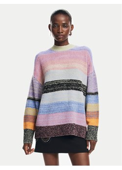 Desigual Sweter Moncton 24WWJF28 Kolorowy Regular Fit ze sklepu MODIVO w kategorii Swetry damskie - zdjęcie 182720487