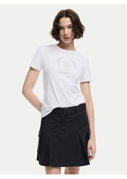 Desigual T-Shirt Daisy 24WWTK01 Biały Slim Fit ze sklepu MODIVO w kategorii Bluzki damskie - zdjęcie 182720506