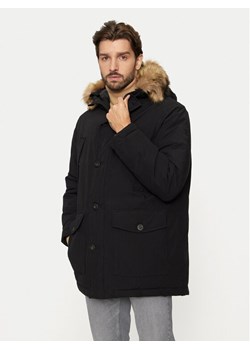 Timberland Parka Scar Ridge TB0A22W2 Czarny Regular Fit ze sklepu MODIVO w kategorii Parki męskie - zdjęcie 182720726