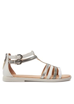 Geox Sandały J Sandal Karly Girl J7235D 054AJ C1Z1N D Biały ze sklepu MODIVO w kategorii Sandały dziecięce - zdjęcie 182720847