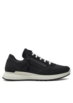 ECCO Sneakersy Exostride W Low Zip 83540351052 Czarny ze sklepu MODIVO w kategorii Buty sportowe damskie - zdjęcie 182720858