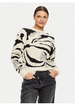 Morgan Sweter 242-MZOU Beżowy Regular Fit ze sklepu MODIVO w kategorii Swetry damskie - zdjęcie 182720909