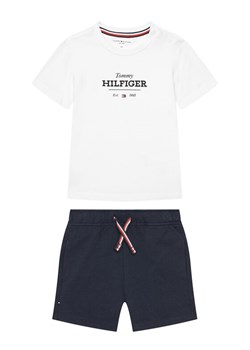 Tommy Hilfiger Komplet t-shirt i spodenki Monotype KN0KN02047 Granatowy Regular Fit ze sklepu MODIVO w kategorii Odzież dla niemowląt - zdjęcie 182720968