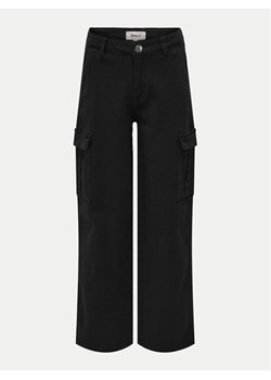 Kids ONLY Spodnie materiałowe Yarrow 15304049 Czarny Straight Fit ze sklepu MODIVO w kategorii Spodnie dziewczęce - zdjęcie 182721235
