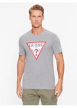 Guess T-Shirt M2YI71 I3Z14 Szary Slim Fit ze sklepu MODIVO w kategorii T-shirty męskie - zdjęcie 182721246