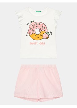 United Colors Of Benetton Piżama 30960P04R Biały Regular Fit ze sklepu MODIVO w kategorii Piżamy dziecięce - zdjęcie 182721325