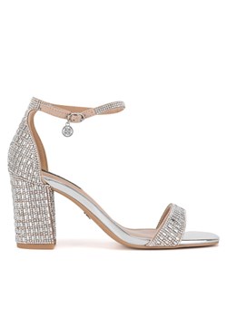 Nine West Sandały WFA3032-1 Srebrny ze sklepu MODIVO w kategorii Sandały damskie - zdjęcie 182721509