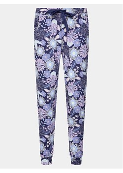 Hunkemöller Spodnie piżamowe Jersey 205103 Niebieski Regular Fit ze sklepu MODIVO w kategorii Piżamy damskie - zdjęcie 182721628