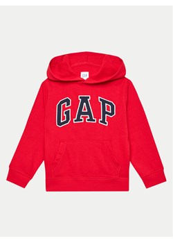 Gap Bluza 843266-00 Czerwony Regular Fit ze sklepu MODIVO w kategorii Bluzy chłopięce - zdjęcie 182721929