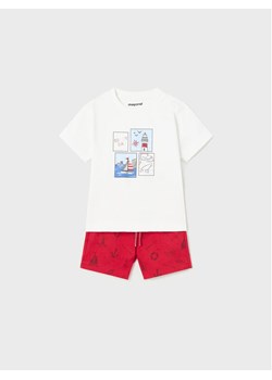 Mayoral Komplet t-shirt i spodenki 1647 Kolorowy Regular Fit ze sklepu MODIVO w kategorii Komplety niemowlęce - zdjęcie 182721978