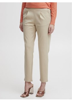 b.young Chinosy 20812848 Beżowy Slim Fit ze sklepu MODIVO w kategorii Spodnie damskie - zdjęcie 182722008