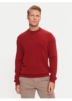 Boss Sweter 50526844 Czerwony Regular Fit ze sklepu MODIVO w kategorii Swetry męskie - zdjęcie 182722028
