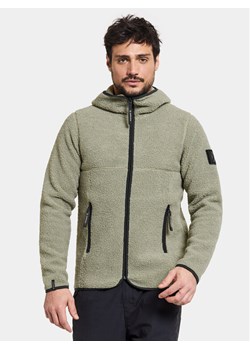 Didriksons Bluza Bror Usx Fz 3 504860 Zielony Standard Fit ze sklepu MODIVO w kategorii Bluzy męskie - zdjęcie 182722036