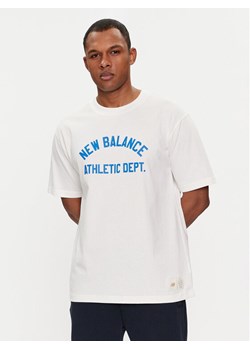 New Balance T-Shirt Greatest Hits MT41514 Biały Relaxed Fit ze sklepu MODIVO w kategorii T-shirty męskie - zdjęcie 182722159