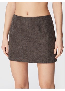 Herskind Spódnica mini Debby 4648911 Brązowy Regular Fit ze sklepu MODIVO w kategorii Spódnice - zdjęcie 182722188