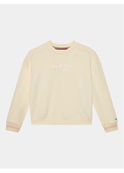 Tommy Hilfiger Bluza Monotype KG0KG07722 D Beżowy Relaxed Fit ze sklepu MODIVO w kategorii Bluzy chłopięce - zdjęcie 182722227