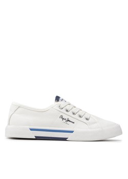Pepe Jeans Tenisówki Brady Boy Basic PBS30527 Biały ze sklepu MODIVO w kategorii Trampki dziecięce - zdjęcie 182722277