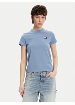 Tommy Jeans T-Shirt DW0DW20153 Niebieski Regular Fit ze sklepu MODIVO w kategorii Bluzki damskie - zdjęcie 182722297