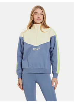 Roxy Bluza Essential Energy ERJFT04860 Niebieski Loose Fit ze sklepu MODIVO w kategorii Bluzy damskie - zdjęcie 182722395