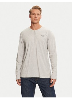 Guess Koszulka piżamowa U4YP30 KCAM1 Szary Regular Fit ze sklepu MODIVO w kategorii Piżamy męskie - zdjęcie 182722396