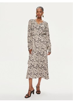 Karen by Simonsen Sukienka koszulowa Nikole 10104885 Beżowy Regular Fit ze sklepu MODIVO w kategorii Sukienki - zdjęcie 182722538