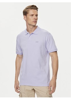 Gap Polo 586306-14 Fioletowy Regular Fit ze sklepu MODIVO w kategorii T-shirty męskie - zdjęcie 182722547