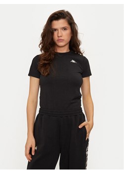 Kappa T-Shirt Banda Pippigt 351N56W Czarny Regular Fit ze sklepu MODIVO w kategorii Bluzki damskie - zdjęcie 182722625