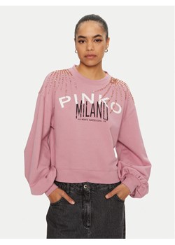 PINKO Bluza Ceresole 102827 A1LU Różowy Regular Fit ze sklepu MODIVO w kategorii Bluzy damskie - zdjęcie 182722649
