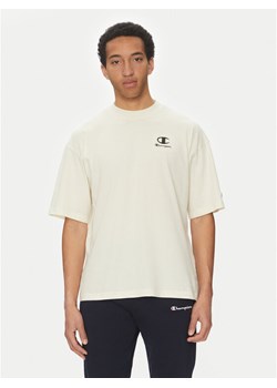 Champion T-Shirt 221257 Écru Regular Fit ze sklepu MODIVO w kategorii T-shirty męskie - zdjęcie 182722687