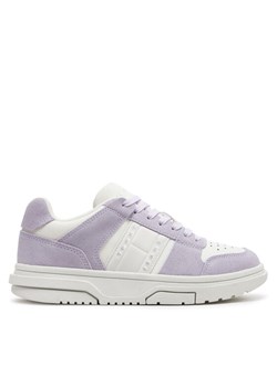 Tommy Jeans Sneakersy The Brooklyn Suede EN0EN02476 Fioletowy ze sklepu MODIVO w kategorii Buty sportowe damskie - zdjęcie 182722815