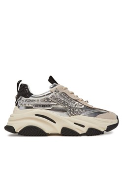 Steve Madden Sneakersy Possession-SE SM19000135 Srebrny ze sklepu MODIVO w kategorii Buty sportowe damskie - zdjęcie 182722817