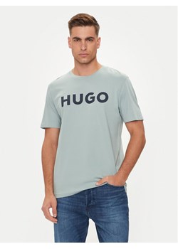 Hugo T-Shirt Dulivio 50467556 Zielony Regular Fit ze sklepu MODIVO w kategorii T-shirty męskie - zdjęcie 182722996