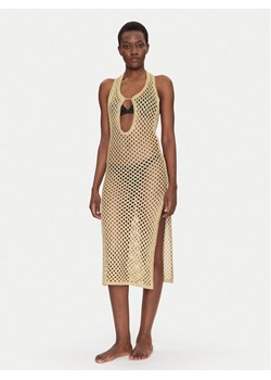 Chantelle Sukienka plażowa Pulp Metallic C22RW0 Beżowy Regular Fit ze sklepu MODIVO w kategorii Odzież plażowa - zdjęcie 182723137