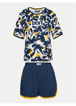 DKNY Piżama YI70014 Granatowy Regular Fit ze sklepu MODIVO w kategorii Piżamy damskie - zdjęcie 182723189