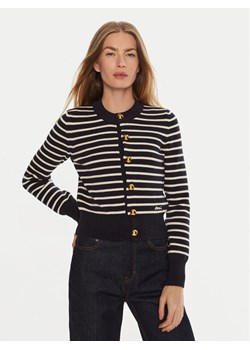 AMI PARIS Kardigan FKC039KN0061 Granatowy Regular Fit ze sklepu MODIVO w kategorii Swetry damskie - zdjęcie 182723217