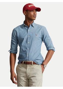 Polo Ralph Lauren Koszula Core Replen 710548538 Niebieski Slim Fit ze sklepu MODIVO w kategorii Koszule męskie - zdjęcie 182723226